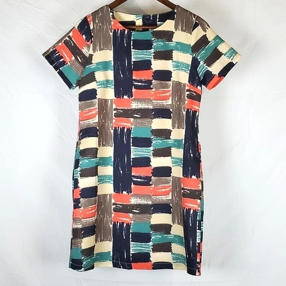 Molly‎ Bracken Watercolor Print Shift Dress